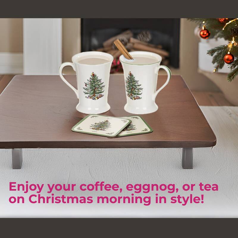 Pimpernel Christmas Tree Mug and Coaster Set