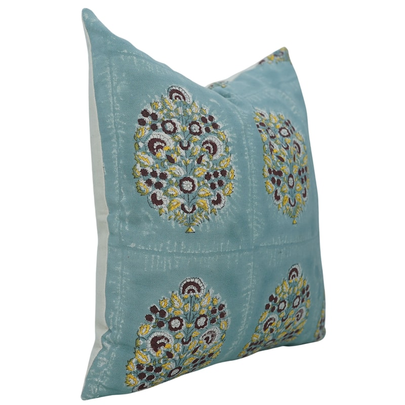 Cotton Bohemian Block print pillow Cover Guldasta