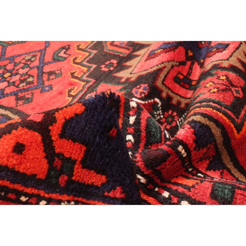 ECARPETGALLERY Hand-knotted Anadol Red Wool Rug - 4'10 x 7'7