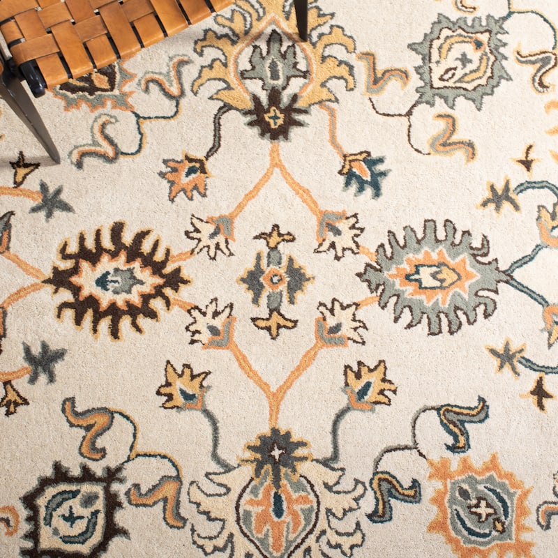SAFAVIEH Handmade Heritage Trellis Traditional Wool Rug