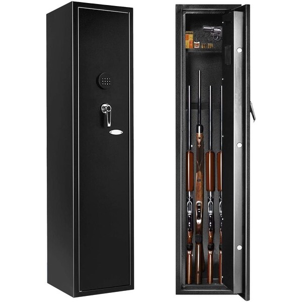 Shop 4 Gun Safe Rifle Firearms Electronic Safe - Overstock ...