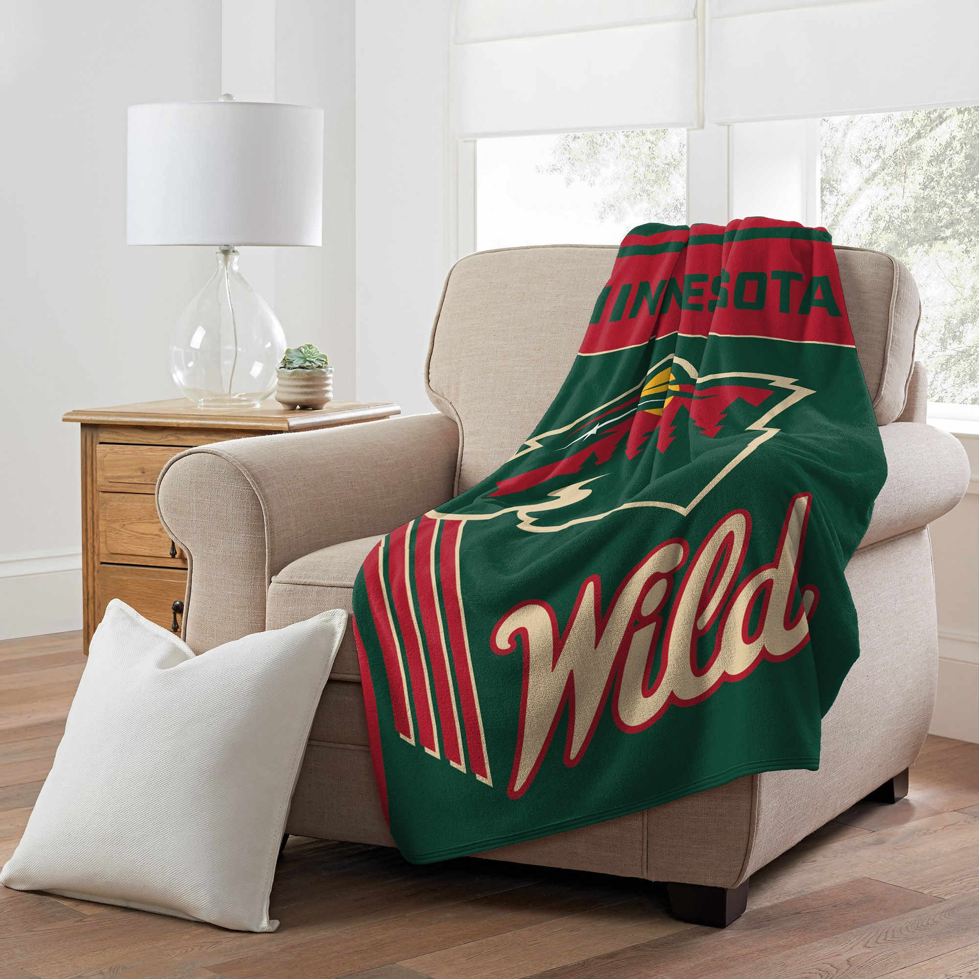 NHL Minnesota Wild 46 x 60 Microfiber Throw Blanket