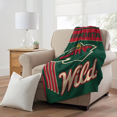 NHL Minnesota Wild 46" x 60" Microfiber Throw Blanket