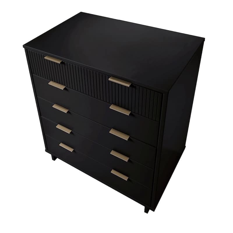 Manhattan Comfort Granville 45.27" Modern Tall 5 Drawer Dresser