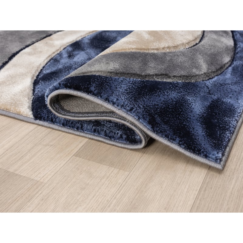 Orelsi Collection Abstract Area Rug