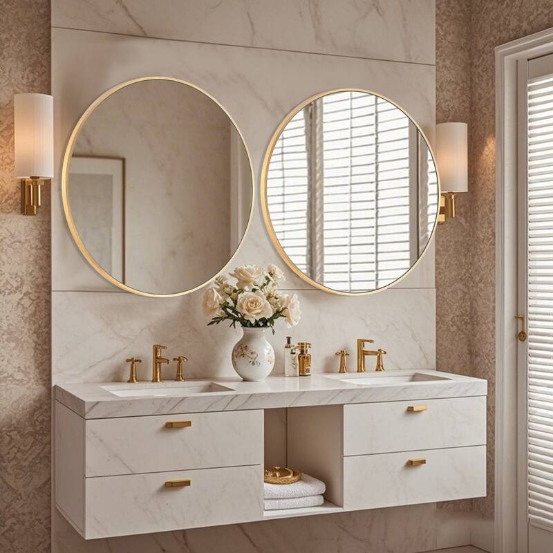 Round Wall Mirror Bathroom Vanity Mirror