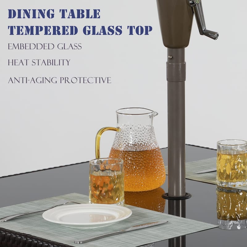 Royalcraft 5 Piece Patio Dining Table and Chair Set