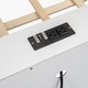 preview thumbnail 43 of 50, Wood Bunk Bed with Side Storage Compartment and 2 Built-in Charging Station & USB Port, Sturdy Wood Frame and Thickening Slats