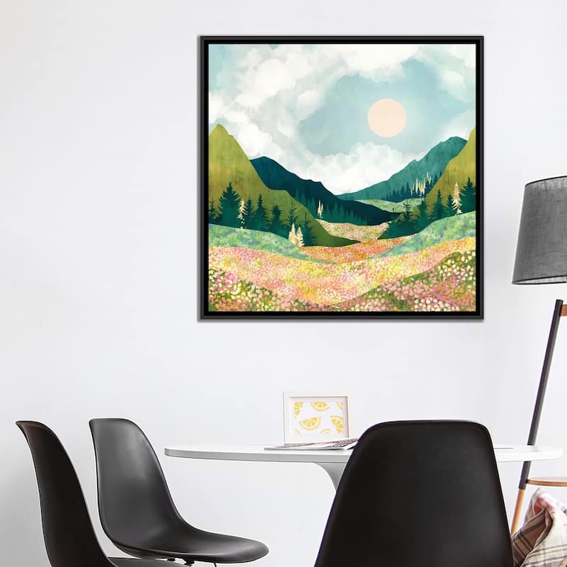 iCanvas "Spring Flower Vista" by SpaceFrog Designs Framed Canvas Print