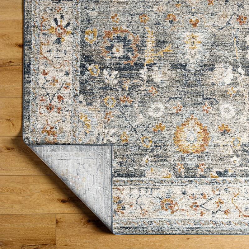 Livabliss Beckham Vintage Medallion Area Rug