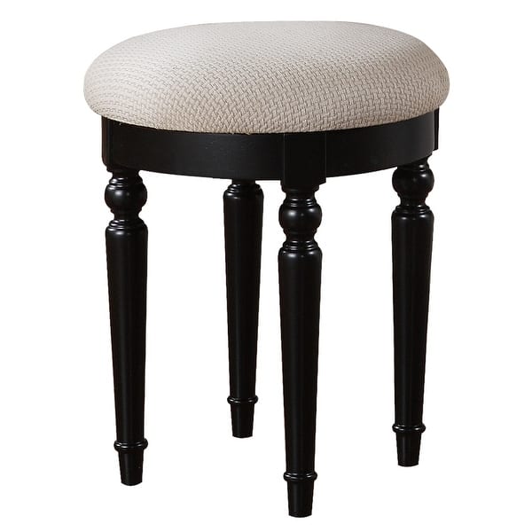 Bobkona St. Croix TriFold Mirror Vanity Makeup Desk with Stool Set