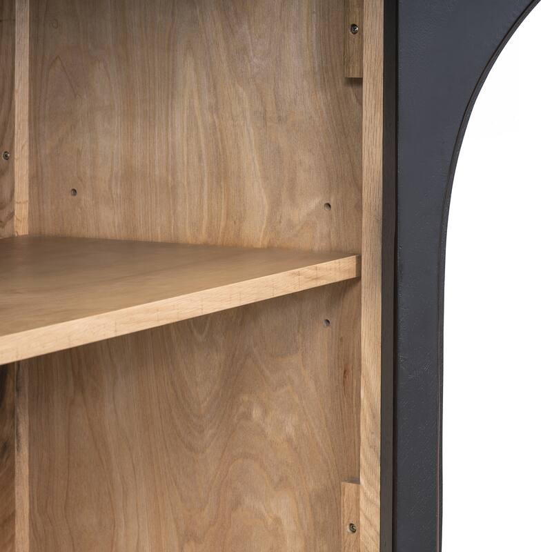 4-Door Large Storage Sideboard Buffet Cabinet