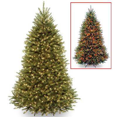 6.5-foot Fir Tree with Dual Color LED Lights