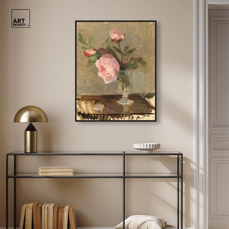 Moristot Peony Canvas by Art Remedy