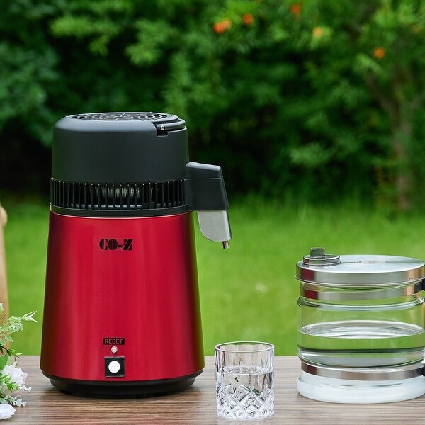 CO-Z 1.1 Gallon Countertop Water Distiller 750W Distilled Water