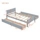 preview thumbnail 48 of 54, Twin Size Wood Platform Bed with 4 Drawers Storage Bed for Kids, Teens