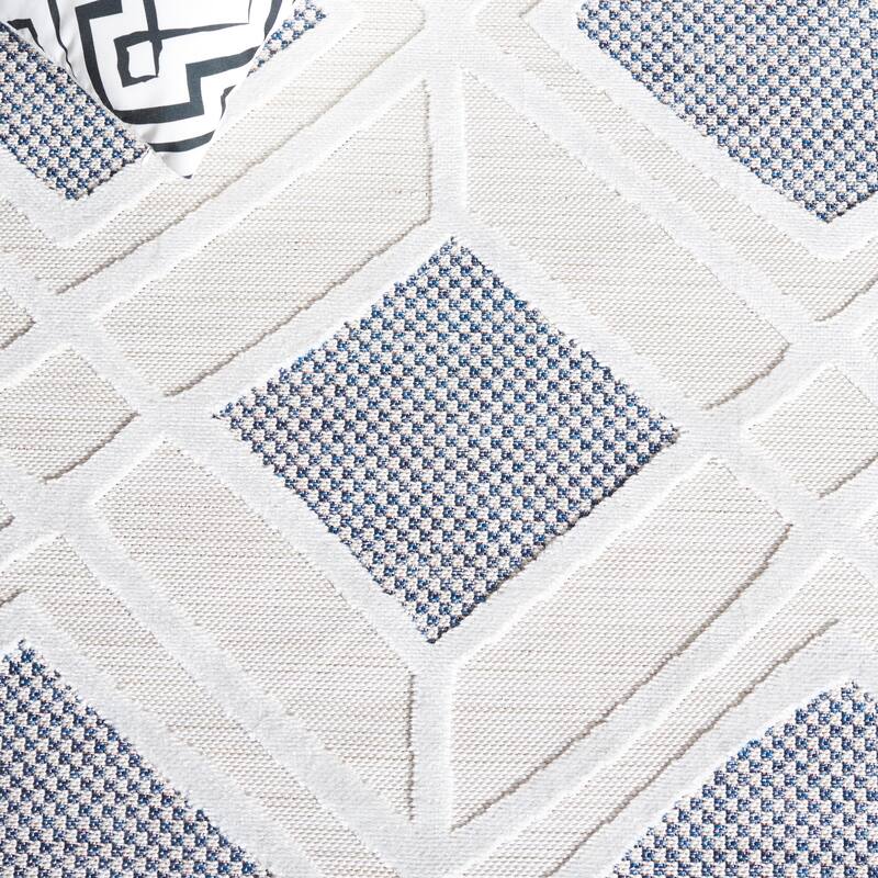 SAFAVIEH Cabana Margith Trellis Waterproof Patio Backyard Rug