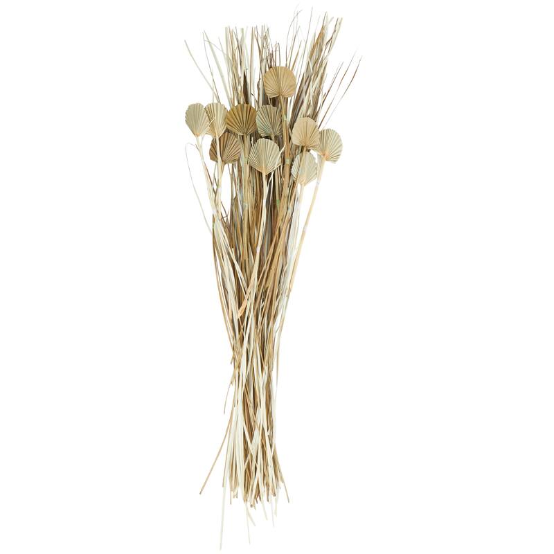 Brown Dried Plant Palm Leaf Home Decor Natural Foliage with Grass
