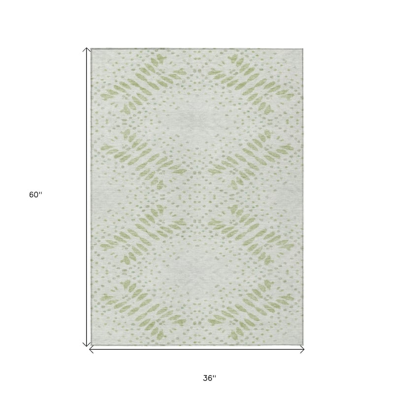 HomeRoots Floral Transitional Rectangle Outdoor Rug