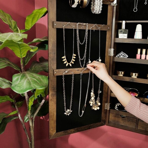 In wall jewelry cabinet cheap
