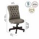 preview thumbnail 11 of 55, Salinas High Back Tufted Office Chair by Bush Furniture