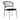 Clarke Black Outdoor Dining Chair with Metal Frame and Woven Black Rope Seat and Back - Set of 2
