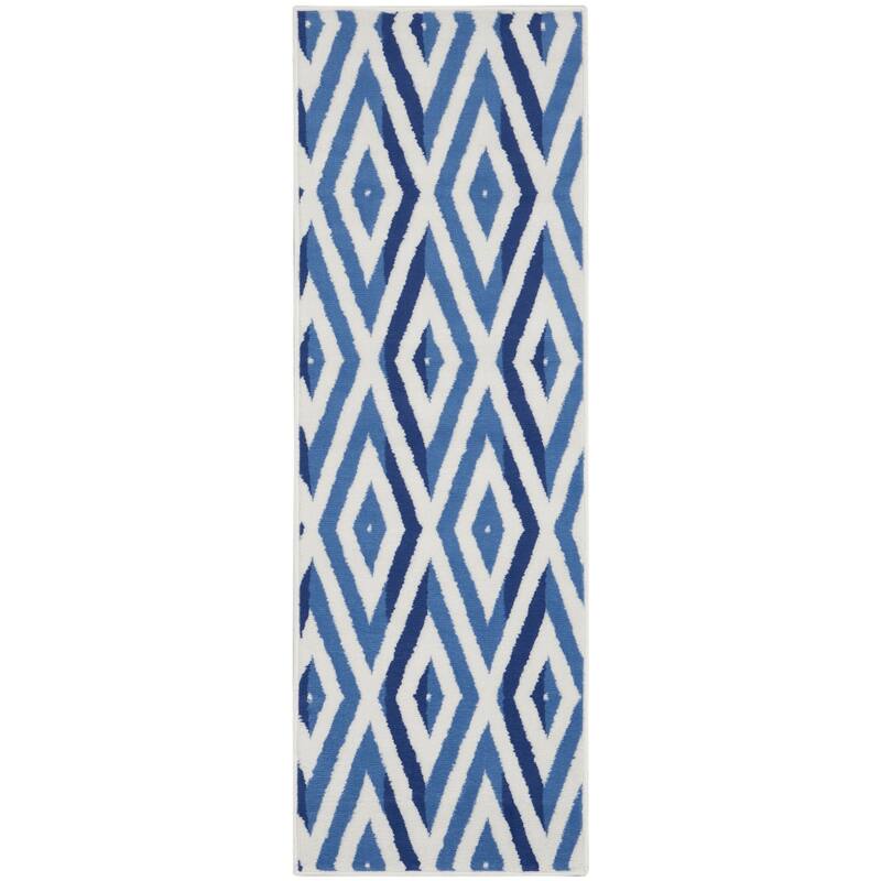 Nourison Whimsicle Modern Geometric Diamond Area Rug