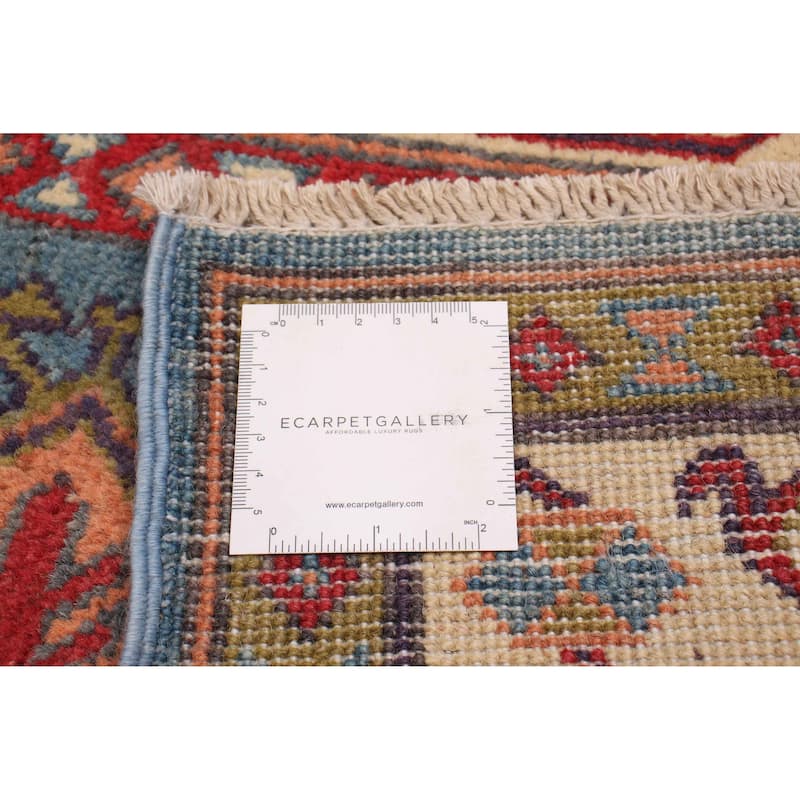 ECARPETGALLERY Hand-knotted Uzbek Ghazni Blue Wool Rug - 2'8 x 9'9