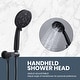 preview thumbnail 19 of 74, WOWOW Wall Mount 9-Spray Shower Faucet with Handshower