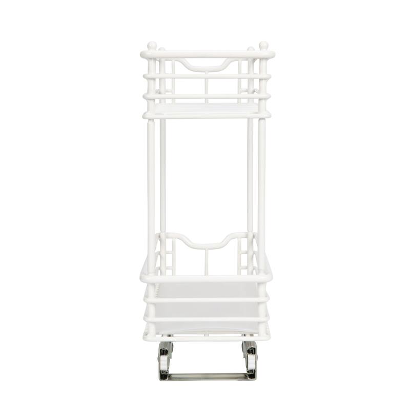 Household Essentials Narrow Two Sliding Cabinet Organizer