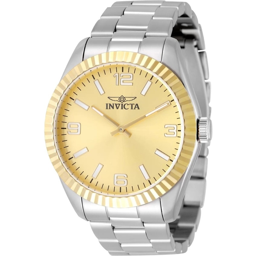 Invicta Men's 50576 Specialty Quartz PC20S Gold Dial Watch
