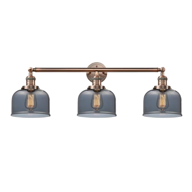 Innovations Lighting Large Bell 3 Light 32" Wide Bathroom Vanity Light