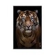 preview thumbnail 1 of 10, iCanvas "Hutan Portrait" by David Whelan Framed Silver - 40x26