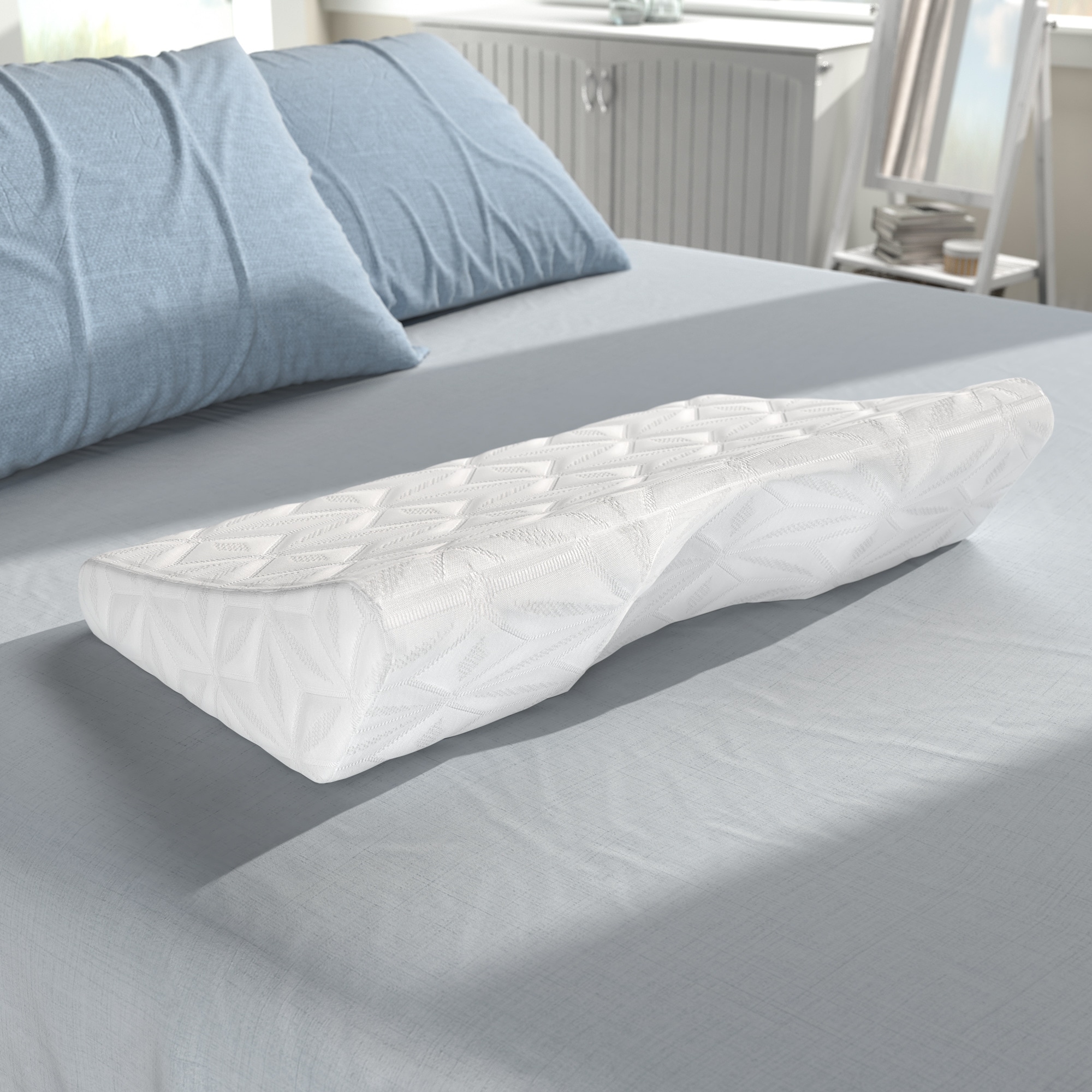 Yoona Memory Foam Orthopedic Cervical Contour Pillow