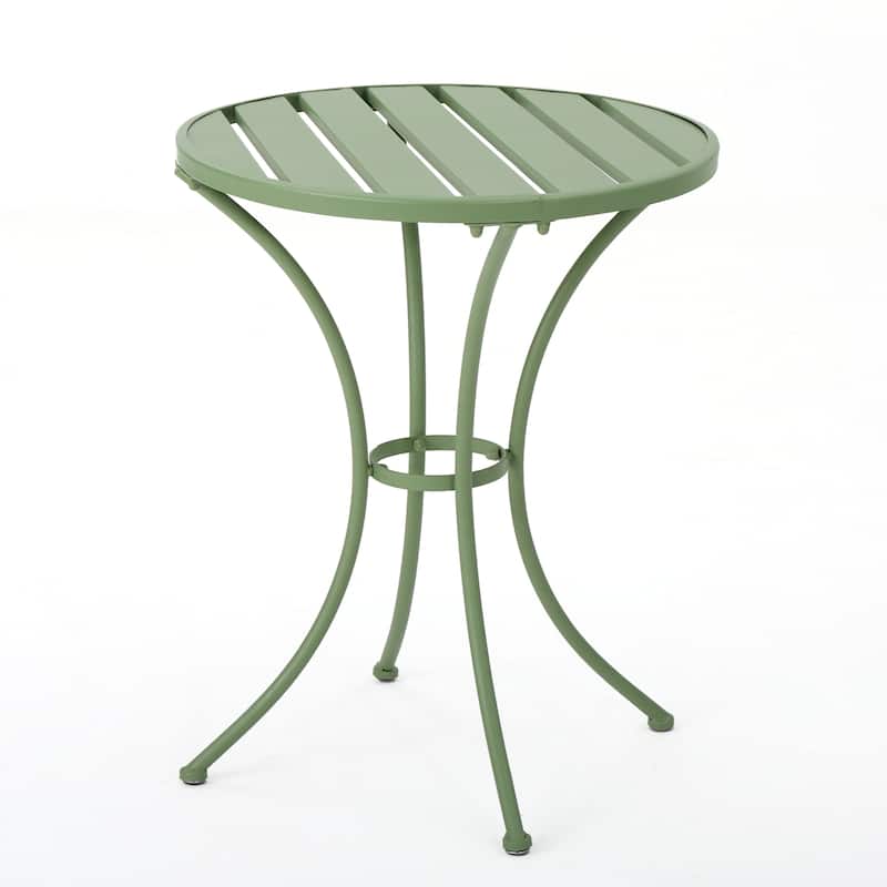 Roomfitters 3-Piece Metal Bistro Set, Outdoor Patio Table and Chairs for Garden, Balcony or Deck