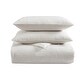 preview thumbnail 6 of 8, Laura Ashley Solid Faux Fur Ivory Duvet Cover Set
