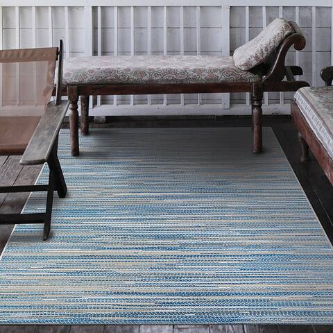Carriage House Stria Indoor/ Outdoor Area Rug