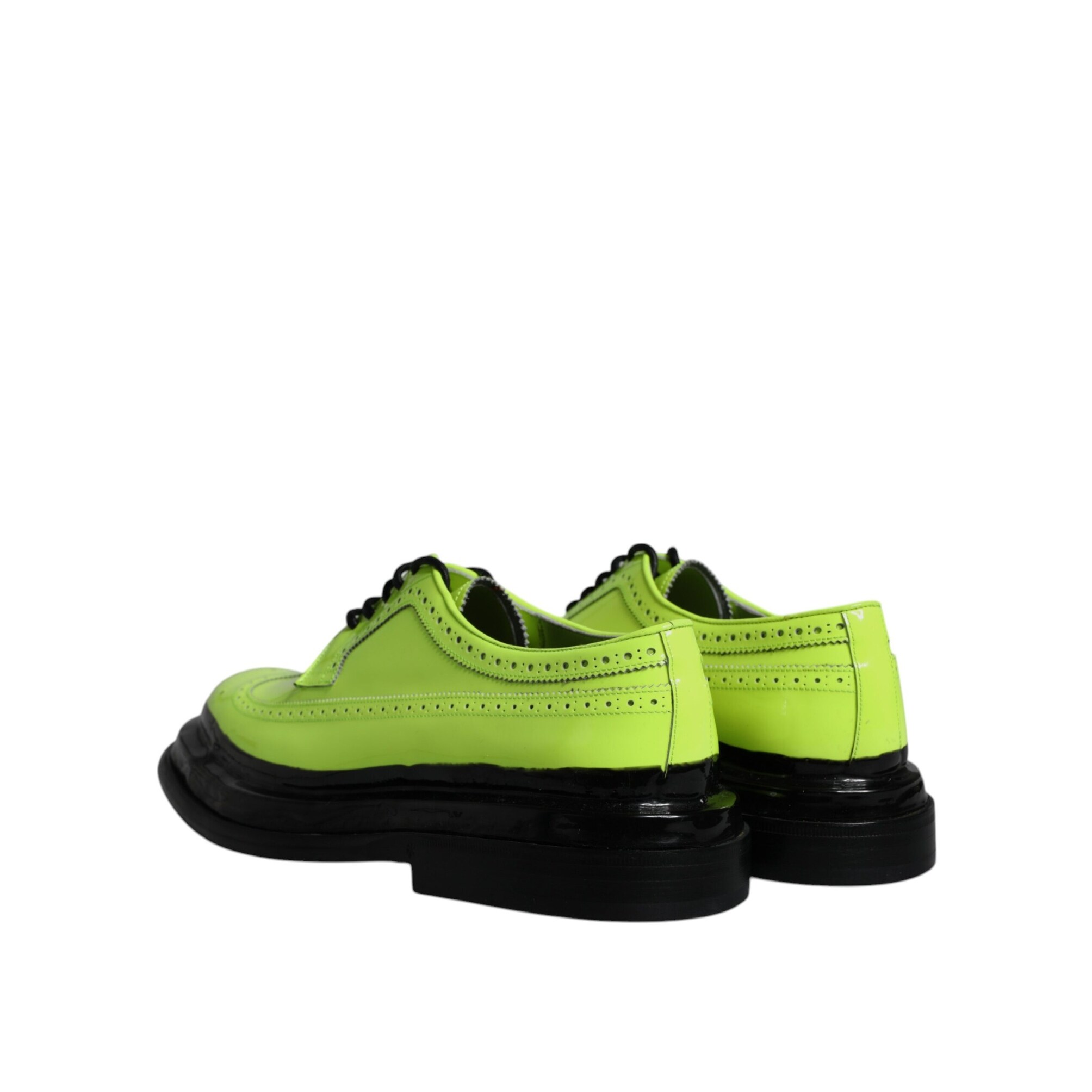 Dolce & Gabbana Green Leather Mens Formal Dress Men\'s Shoes Dolce & Gabbana Green Exotic Leather Espadrilles Slip On  main image 2