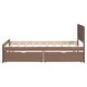 preview thumbnail 21 of 23, Twin Size Platform Bed w/Drawers & Headboard, Twin Bed Frame for Kids