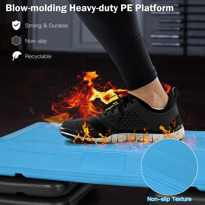 Costway 29'' Adjustable Workout Fitness Aerobic Stepper Exercise - See details