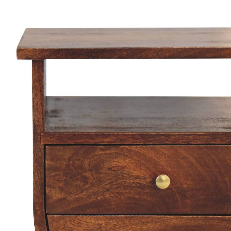 Artisan Furniture Solid Wood Split Chestnut Nightstand