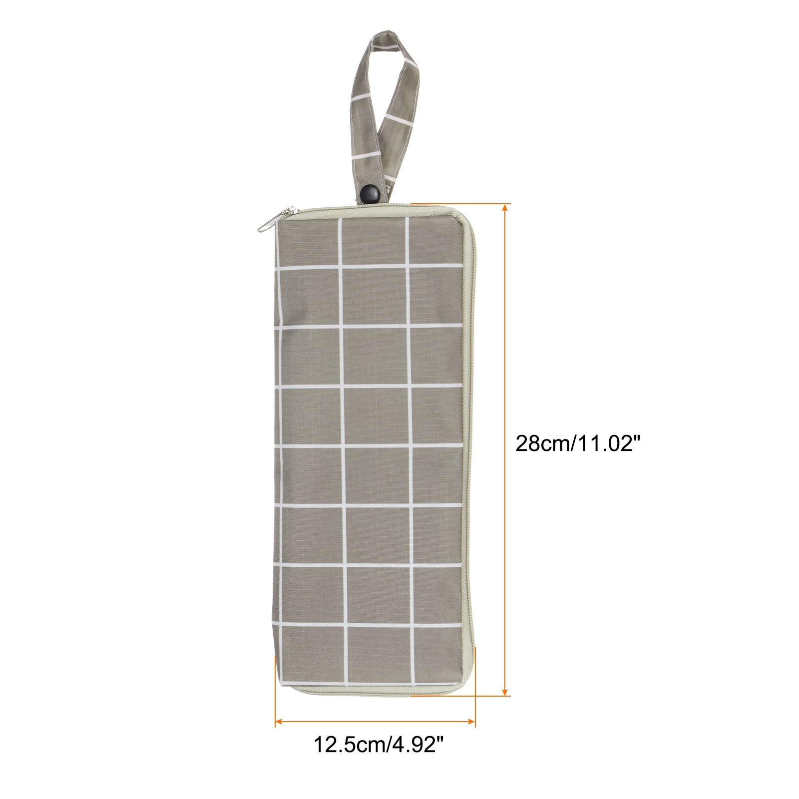 Umbrellas Bags for Wet Travel Umbrellas Portable Cover Carry Storage Case Sleeve for Compact Folding Umbrellas - Brown Plaid