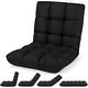 preview thumbnail 1 of 67, Costway Adjustable 14-Position Floor Chair Folding Lazy Gaming Sofa