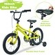 preview thumbnail 10 of 18, Kids Bike,16 Inch Kids' Bicycle with Training Wheels