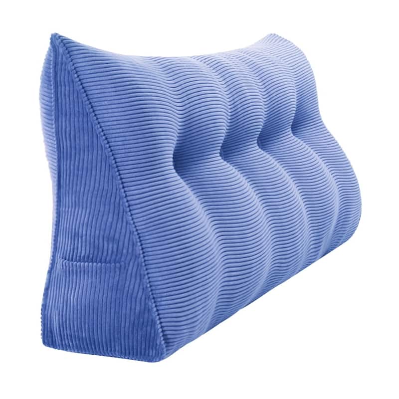 WOWMAX Bed Rest Wedge Headboard Reading Pillow Back Support Elevate Cushion