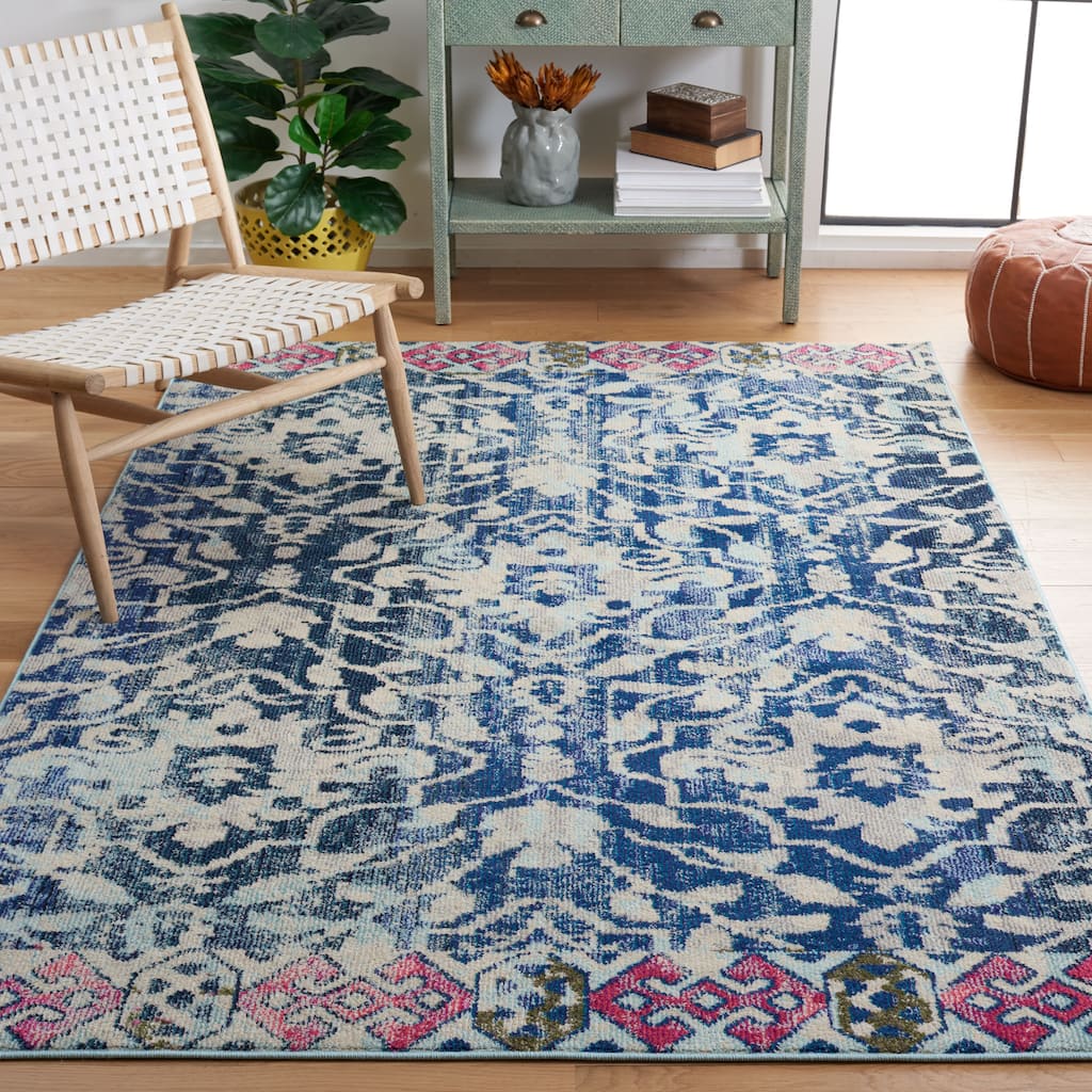 SAFAVIEH Madison Jeljazka Distressed Rug - 9' x 12'