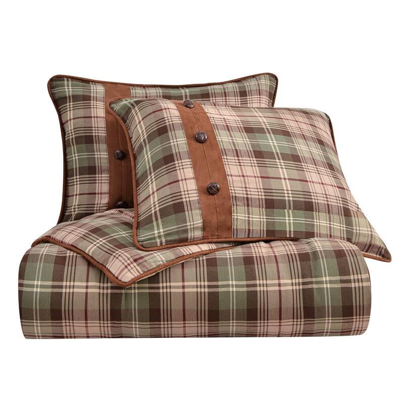 Paseo Road by HiEnd Accents Huntsman Plaid Comforter Set, 4PC