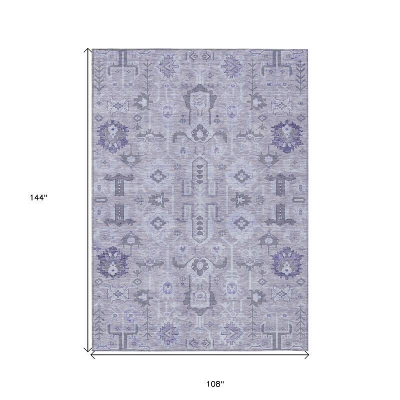 HomeRoots Oriental Traditional Rectangle Outdoor Rug