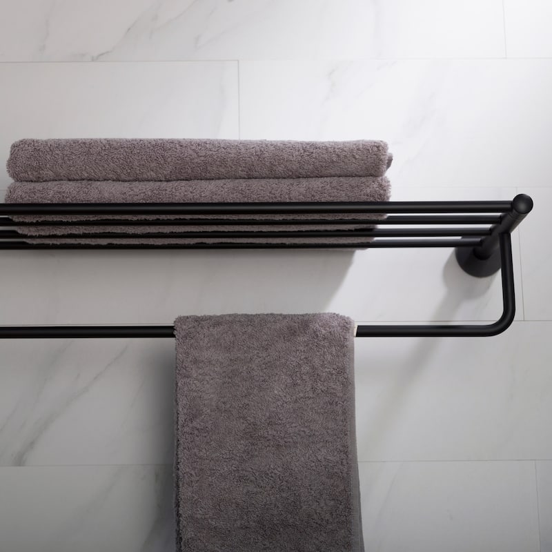 Kraus Elie 25" Brass Towel Rack