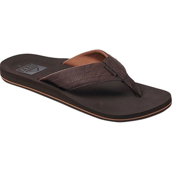 mens leather flip flops